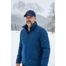 Eleven Markets Kışlık Kalın Kaşe Erkek Şapka Lacivert Kaşe Kep