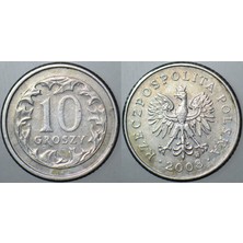 Banknoting Polonya 10 Groszy 2008.