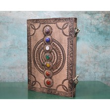 İntora Taşlı Deri Defter Model 13