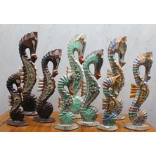 İntora Ahşap 3'lü Denizatı Kumlu