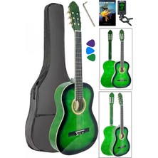 Victor Klasik Gitar Seti Yeşil Renk