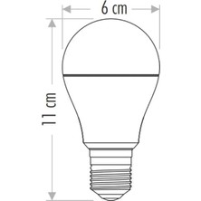 Depozee Cata Ct 4259 12W Sensörlü LED Ampul 6400K Beyaz Işık