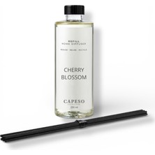 Capeso Cherry Blossom  Japon Kiraz Çiçeği 250 ml Çubuklu Oda Kokusu Yedek Şişe (Refill) – 5 Adet Çubuk Seti Dahil