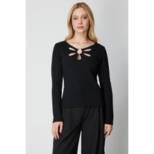 On Triko Sıfır Yaka Basic Triko Kazak 63322