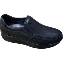 Güven Kundura Erkek Ayakkabı Düz Kalın Taban Hakiki