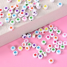 Heraldis Isim Yazma Için Harf Boncuk | Basık Oval Köşeli Figürlü Boncuk (25 Gram) MC2021H-02