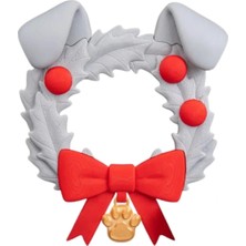 Lowell Home Eco Lounge Köpek Temalı Kapı Süsü 21 cm – Patili Yılbaşı Dekorasyonu