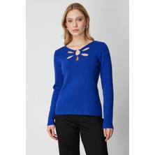 On Triko Sıfır Yaka Basic Triko Kazak 63322