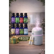 Luvroshe 8 Koku +2 Flitre Hediyeli Hava Nemlendiricisi H2O Cihaz Hediyeli