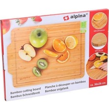 Alpina ALP002  Bambu Kesme Tahtası 36X26 cm