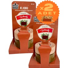 Magic Dose 2li Odunsu Ahşap Kapaklı Oto Jel Koku 50 ml Araç Bardaklığına Uyumlu Araba Kokusu
