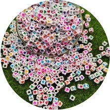 Heraldis Basık Oval Harf Boncuk | Kişiye Özel Takı ve Bileklik Yapımı Için (25 Gram) MC2021H-04