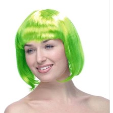 Depozee Yeşil Küt Peruk Saç