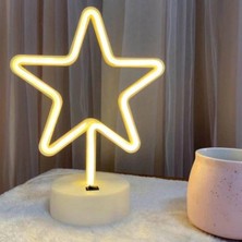 Lowell Home Yıldız Neon LED Lamba