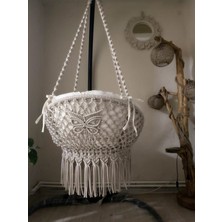 Woodshut Tek Kişilik Makrome El Örgüsü Salıncak