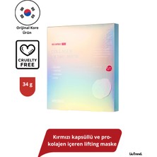 Apothe Red Capsule Pro-Collagen Lifting Mask 34G (1 Adet) Kırmızı Kapsüllü ve Pro-Kolajen Içeren Lifting Maske
