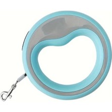 Petesia Yuvarlak Şeritli Otomatik Köpek Gezdirme Tasması 2.5 M 20 kg