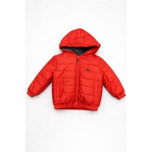 Magu Çocuk Turuncu Kapüşonlu Şişme Mont