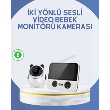 Depozee Kablosuz Bebek Monitörü 720P Görüntü ve Geniş Ekran
