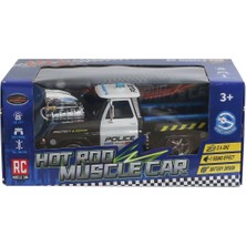 Depozee MK8129B Kumandalı Sesli Işıklı Polis Arabası 1:16