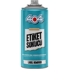 404 Kimya 404 Yapışkan Temizleyici Etiket Sticker Sökücü Sprey 200 ml