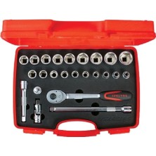 İzeltaş 1113002024 1/2" Altı Köşe Lokma Anahtar Takımı 24 Parça