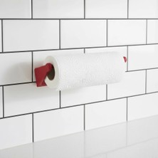 Depozee Kırmızı Peçete Askısı Mutfak Duvar Tipi Peçetelik Organizer