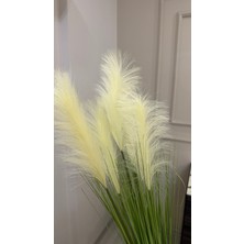 Yonca Çiçekçilik Yapay Pampas Demeti Beyaz Renk 5 Kafa - Tek Demet - 90 cm