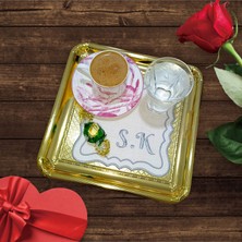 Stella Tasarım Stella Home Kişiye Özel Harf Nakışlı Söz, Nişan ve Özel gün Kokteyl Peçetesi