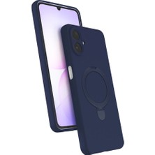Buğz Samsung Galaxy A07 4g Regal Magsafe Standlı Kapak - Lacivert