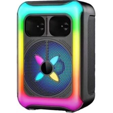Trm KTS-2452 Taşınabilir Rgb Ledli Bluetooth Hoparlör Parti Speaker