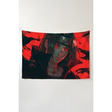 Charmbi Naruto Duvar Örtüsü – Çok Renkli Anime Temalı Kumaş Oda Dekoru Tapestry