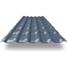 Pvc Kiremit Levha, Antrasit, 89X196 Cm, 2.5 mm (1 Adet=1,57 M2)