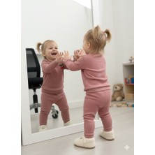 ruhaay Kız Çocuk Takım Pamuklu Uzun Kollu Alt Üst Takım