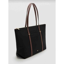 Mango Çift Saplı Shopper Çanta