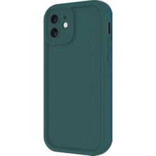 Buğz Iphone 11 Kılıf Viera Silikon - Koyu Yeşil
