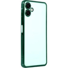 Buğz Samsung Galaxy A07 4g Razer Lensli Silikon - Yeşil