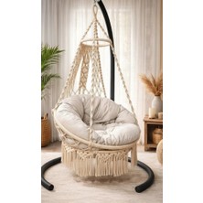 Wood Shut Woodshut Tek Kişilik Makrome Salıncak Minderli - MİS38002M