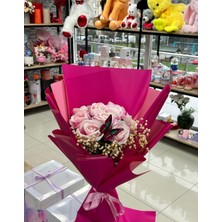 Nova Flowers Pembe Gül Buketi