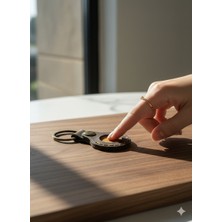 Erebor Goods Hakiki Crazy Deri  Apple AirTag Koruma Kılıf Anahtarlar, Çantalar, Bagaj ve Evcil Hayvan Tasması için