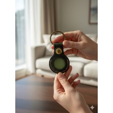 Erebor Goods Hakiki Crazy Deri  Apple AirTag Koruma Kılıf Anahtarlar, Çantalar, Bagaj ve Evcil Hayvan Tasması için