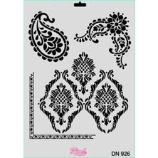 Rich Dantel Seri DN-926 Stencil 35X25 cm