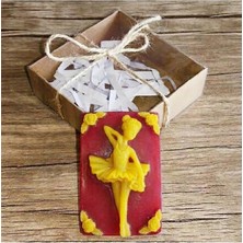 Beta Moda Hub Dekoratif Sarı Balerin Figürlü Butik Sabun - Dans Eden Kız Tasarımlı Kokulu Hediyelik