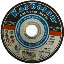 Karbosan 115X1,0X22 Thinline Metal Kesici