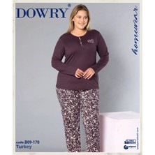 Dowry B09-170  Uzun Kollu Bayan Pijama Takımı