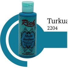 Rich Multi Surface 2204 Turkuaz Akrilik Boya 120 cc