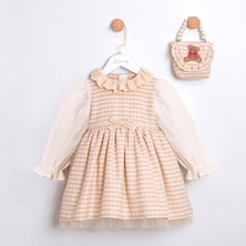 Cumino Çantalı Kız Elbise Takım