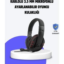 Tuncel Store Kırmızı Kulaklığı Mikrofonlu Ayarlanabilir Konforlu Tasarımlı