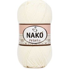 Nako Pırlanta (5 Adet) 300 Ekru Renk El Örgü Ipliği