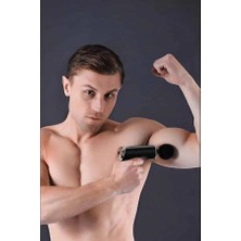 Tuncel Store 4 Başlıklı Darbeli Şarjlı Masaj Aleti Tabancası Kablosuz